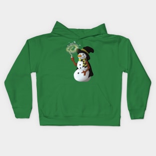 Caring Snowman Kids Hoodie